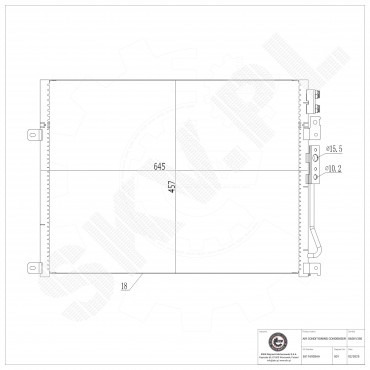 Condenseur de Climatisation Pour Jeep Commander Grand Cherokee III 55116928AA