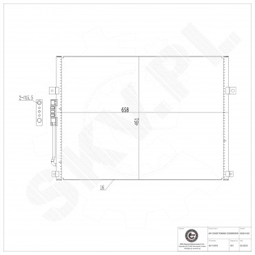 Condenseur de Climatisation Pour Jeep Grand Cherokee II K55115918AE KV8505918AA
