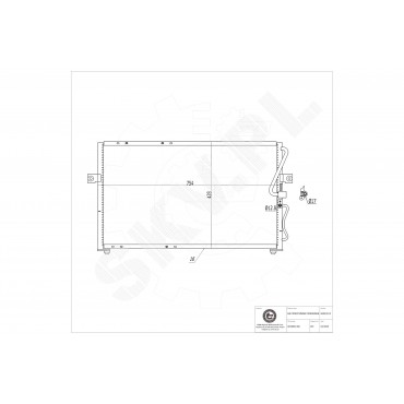 Condenseur de Climatisation Pour Kia Carnival I II OK53E61481A