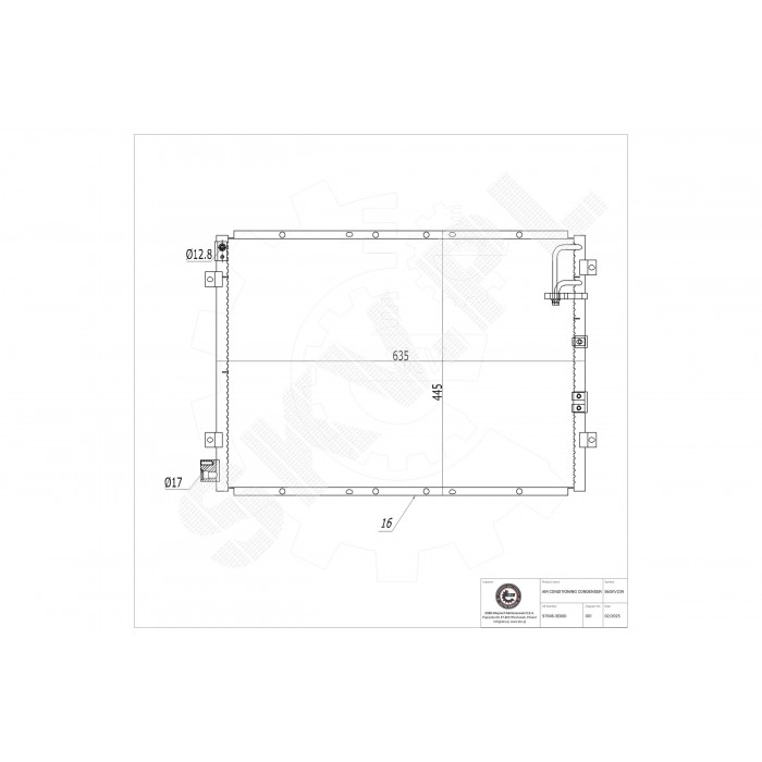 Condenseur de Climatisation Pour Kia Sorento I Van 976063E000