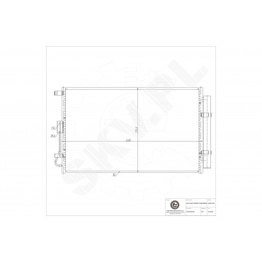 Condenseur de Climatisation Pour Kia Soul I 976062K600 976062K600AS