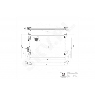 Condenseur de Climatisation Pour Land Rover Defender Discovery II JRB100790