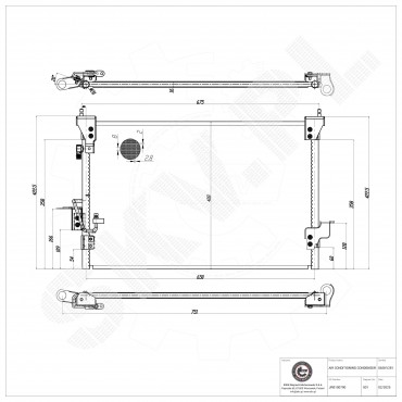 Condenseur de Climatisation Pour Land Rover Defender Discovery II JRB100790