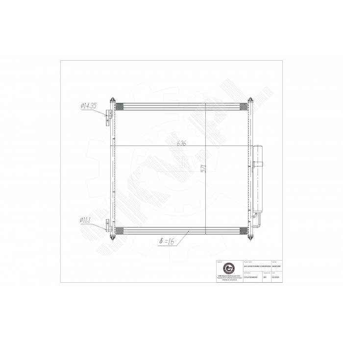Condenseur de Climatisation Pour Land Rover Defender Discovery V LR034503