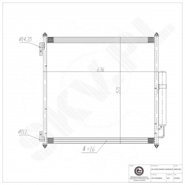 Condenseur de Climatisation Pour Land Rover Defender Discovery V LR034503