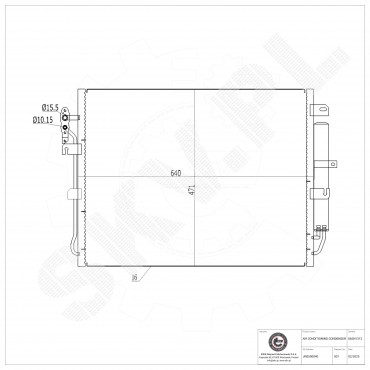 Condenseur de Climatisation Pour Land Rover Discovery III Van IV JRB500130