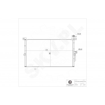 Condenseur de Climatisation Pour Land Rover Range Rover III JRW000020