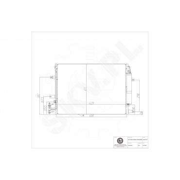 Condenseur de Climatisation Pour Land Rover Range Rover III LR022744