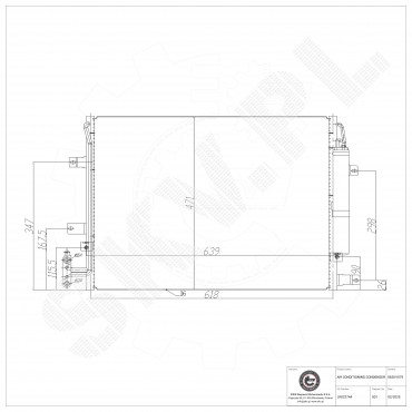 Condenseur de Climatisation Pour Land Rover Range Rover III LR022744