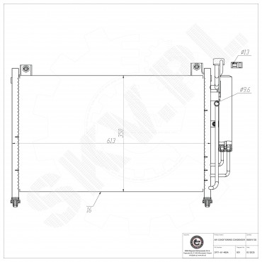 Condenseur de Climatisation Pour Mazda 2 C00361K39 DF7161480 DF7161480A
