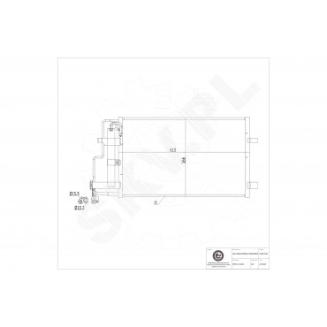 Condenseur de Climatisation Pour Mazda 3 BBM461480B BBM461480C BBM461480D
