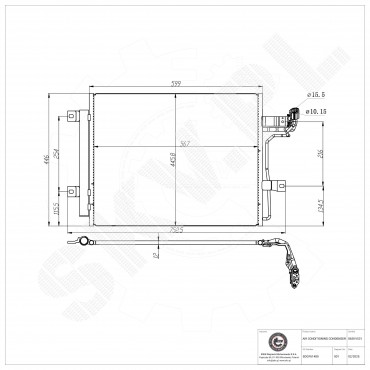 Condenseur de Climatisation Pour Mazda 3 CX-30 BDGF61480 BDGF61480A BDTS61480