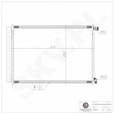 Condenseur de Climatisation Pour Mercedes-Benz AMG GT Classe C 0995000454