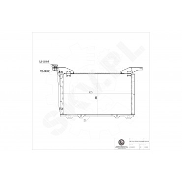 Condenseur de Climatisation Pour Mercedes-Benz Classe E T-Model 2108300370