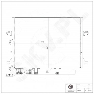 Condenseur de Climatisation Pour Mercedes-Benz Classe E T-Model CLS Mini Mini