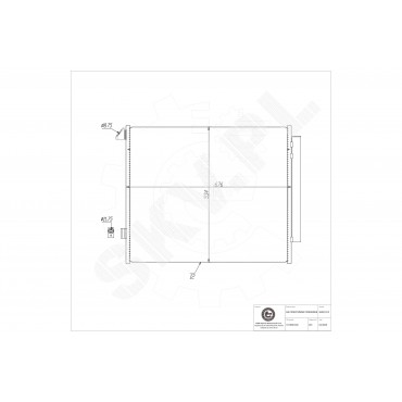 Condenseur de Climatisation Pour Mercedes-Benz GLS 1675001200 A1675001200