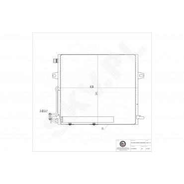 Condenseur de Climatisation Pour Mercedes-Benz Classe GL M R 2515000054