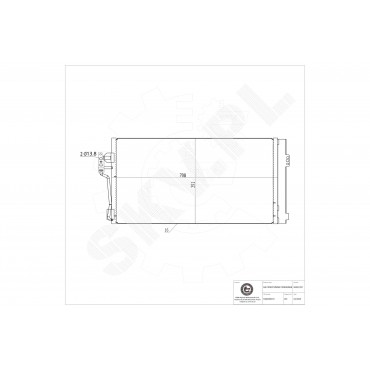 Condenseur de Climatisation Pour Mercedes-Benz Viano Vito 6398350070 6398350370