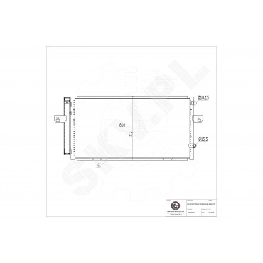 Condenseur de Climatisation Pour MG MG ZT ZT- T Rover 75 Tourer
