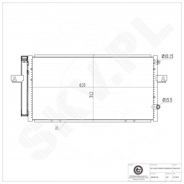 Condenseur de Climatisation Pour MG MG ZT ZT- T Rover 75 Tourer