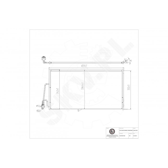 Condenseur de Climatisation Pour Mini Mini 64536941084