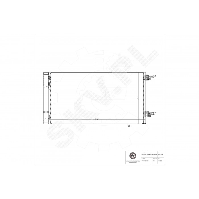 Condenseur de Climatisation Pour Mini Mini 64539228607 9228607