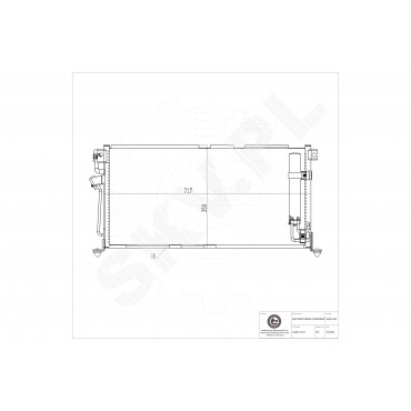 Condenseur de Climatisation Pour Mitsubishi MN151100