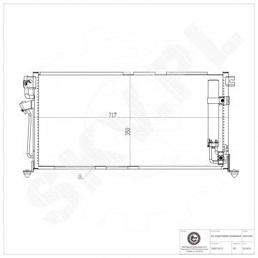 Condenseur de Climatisation Pour Mitsubishi MN151100