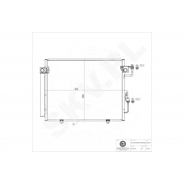 Condenseur de Climatisation Pour Mitsubishi Pajero Classic II III 7812A050
