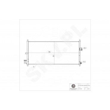 Condenseur de Climatisation Pour Nissan Almera II Primera 92100BM405 92100BM407