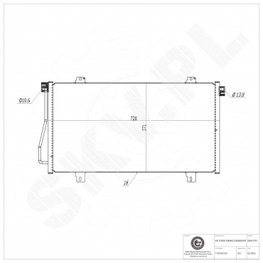 Condenseur de Climatisation Pour Renault Master II Nissan Interstar 2765000QAF