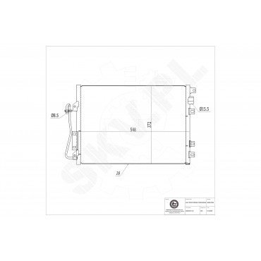 Condenseur de Climatisation Pour Renault Kangoo Nissan Kubistar 2765000Q0G