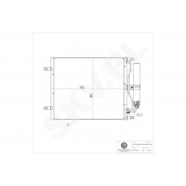 Condenseur de Climatisation Pour Nissan Micra III Note 921009U20B 92100AY601
