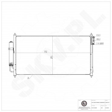 Condenseur de Climatisation Pour Nissan Murano I 92110CA000 92110CN000