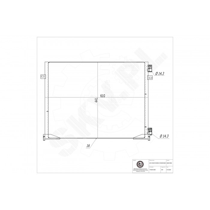 Condenseur de Climatisation Pour Renault Opel Nissan 2765000QAG 4408646