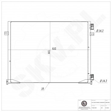 Condenseur de Climatisation Pour Renault Opel Nissan 2765000QAG 4408646