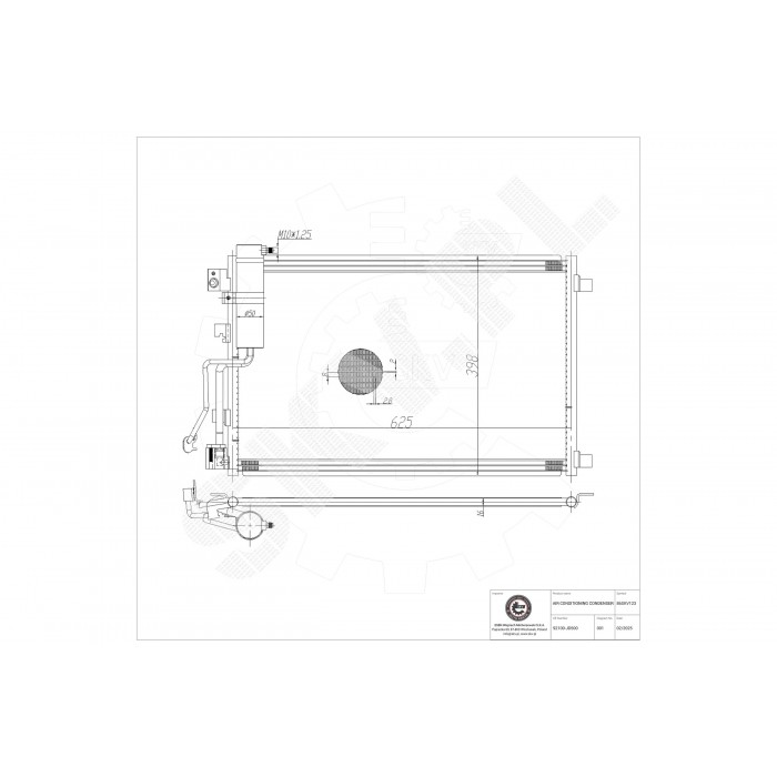 Condenseur de Climatisation Pour Nissan Qashqai 92100JD500 92100JD51A