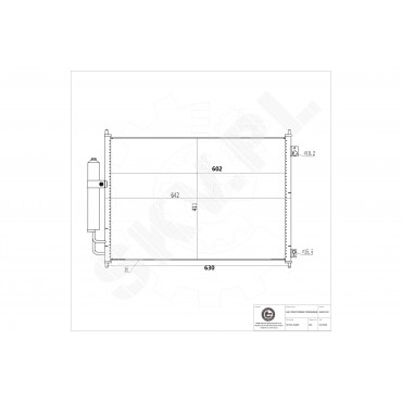 Condenseur de Climatisation Pour Nissan X-Trail Van 92100JG000