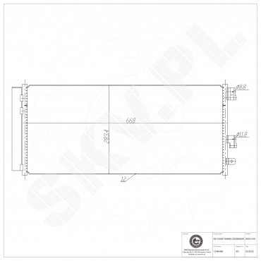 Condenseur de Climatisation Pour Opel Adam Corsa E Vauxhall Adam Corsa MK IV (E)