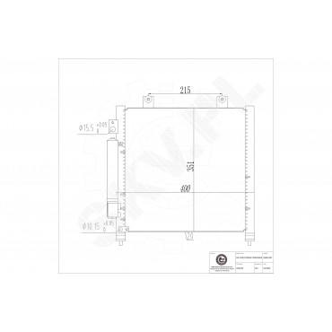 Condenseur de Climatisation Pour Opel Suzuki Vauxhall 4700165 4705465 9203541
