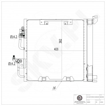 Condenseur de Climatisation Pour Opel Astra G H Zafira B Vauxhall Astra MK V (H)