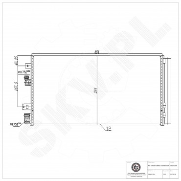 Condenseur de Climatisation Pour Opel Corsa E Vauxhall Corsa MK IV (E)