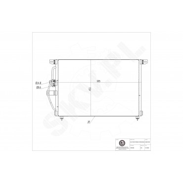 Condenseur de Climatisation Pour Opel Omega B Vauxhall Omega (B) A Trois Volumes