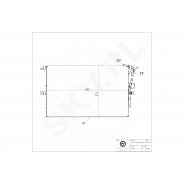 Condenseur de Climatisation Pour Opel Vectra B Vauxhall Vectra (B) 3/5 Portes