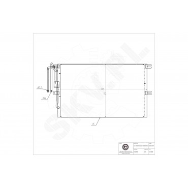 Condenseur de Climatisation Pour Opel Vectra B Vauxhall Vectra (B) 3/5 Portes