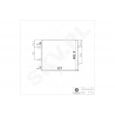 Condenseur de Climatisation Pour Renault Trafic II Opel Vivaro A 8200411148