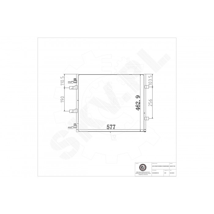 Condenseur de Climatisation Pour Renault Trafic II Opel Vivaro A 8200411148
