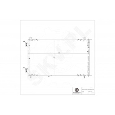 Condenseur de Climatisation Pour Peugeot 206 6455CW 96483015