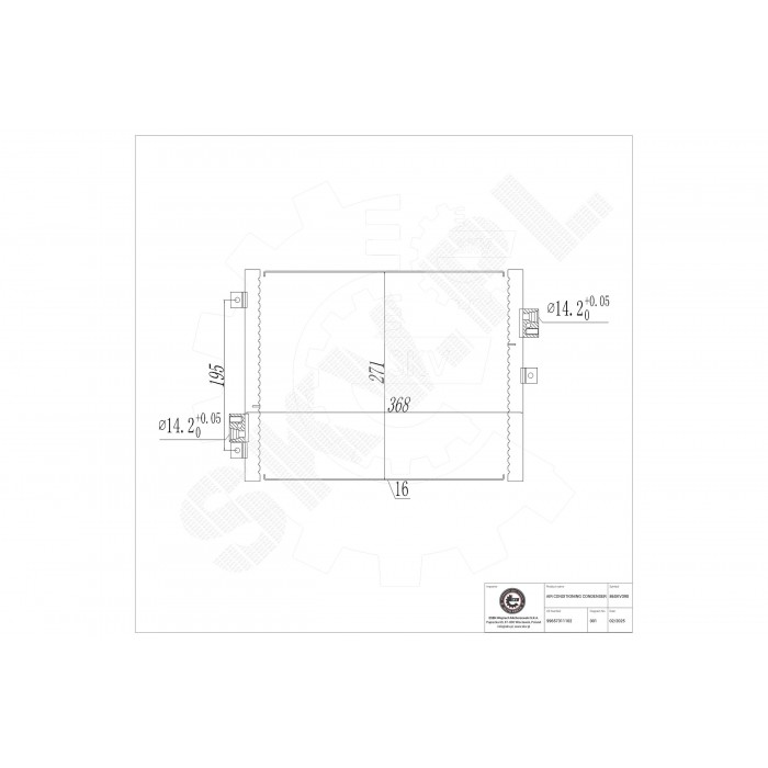 Condenseur de Climatisation Pour Porsche 911 Décapotable Speedster 99657311102
