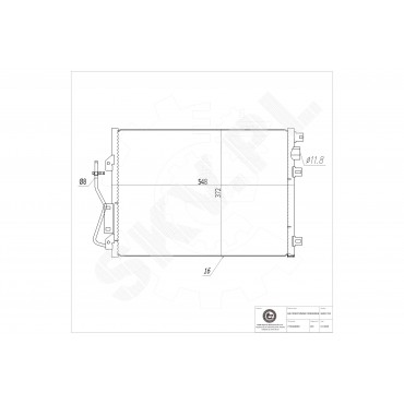 Condenseur de Climatisation Pour Renault Clio II Kangoo Thalia I 8200778910